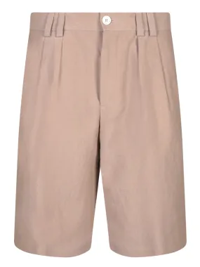 2 pences beige bermuda shorts