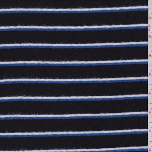 2 YD PC-Black Stripe Hacci Sweater Knit Fabric