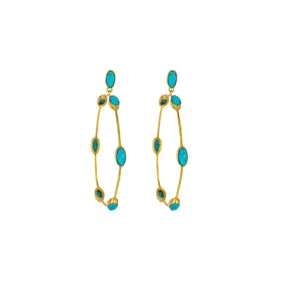 Aro Earrings Turquoise