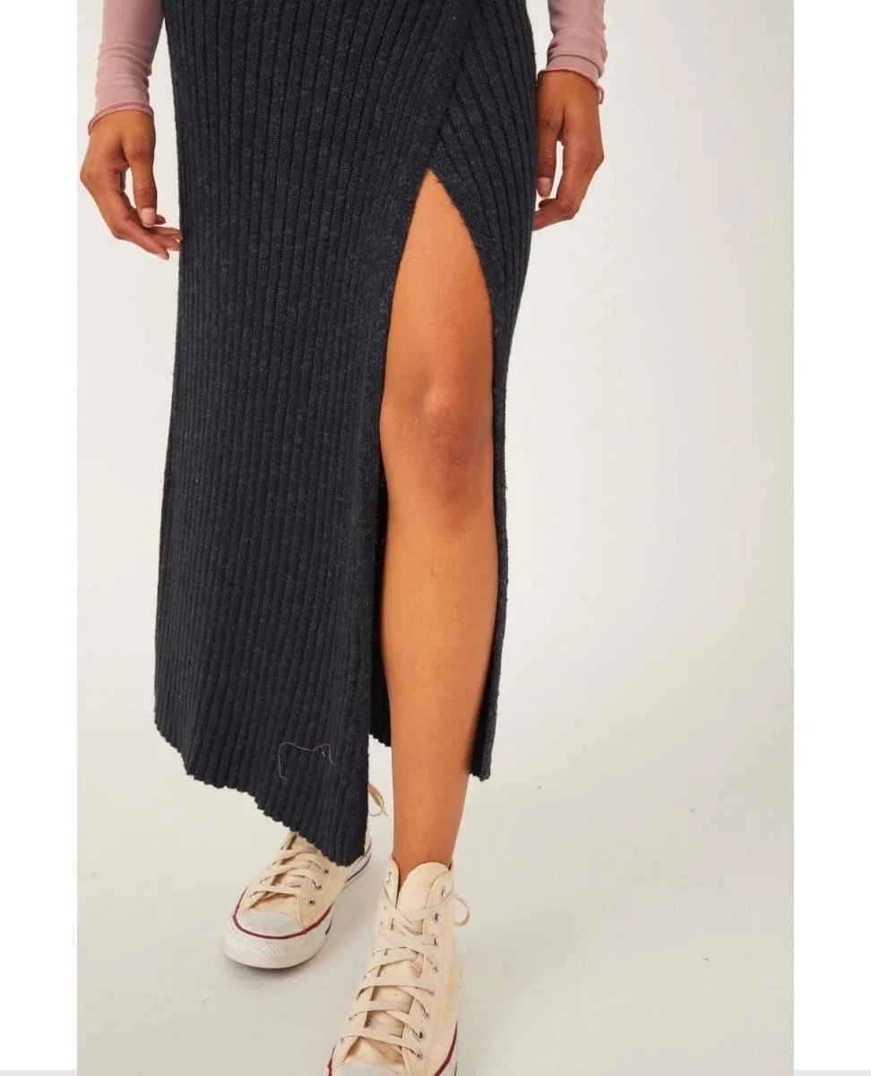 Better Days Midi Skirt Black