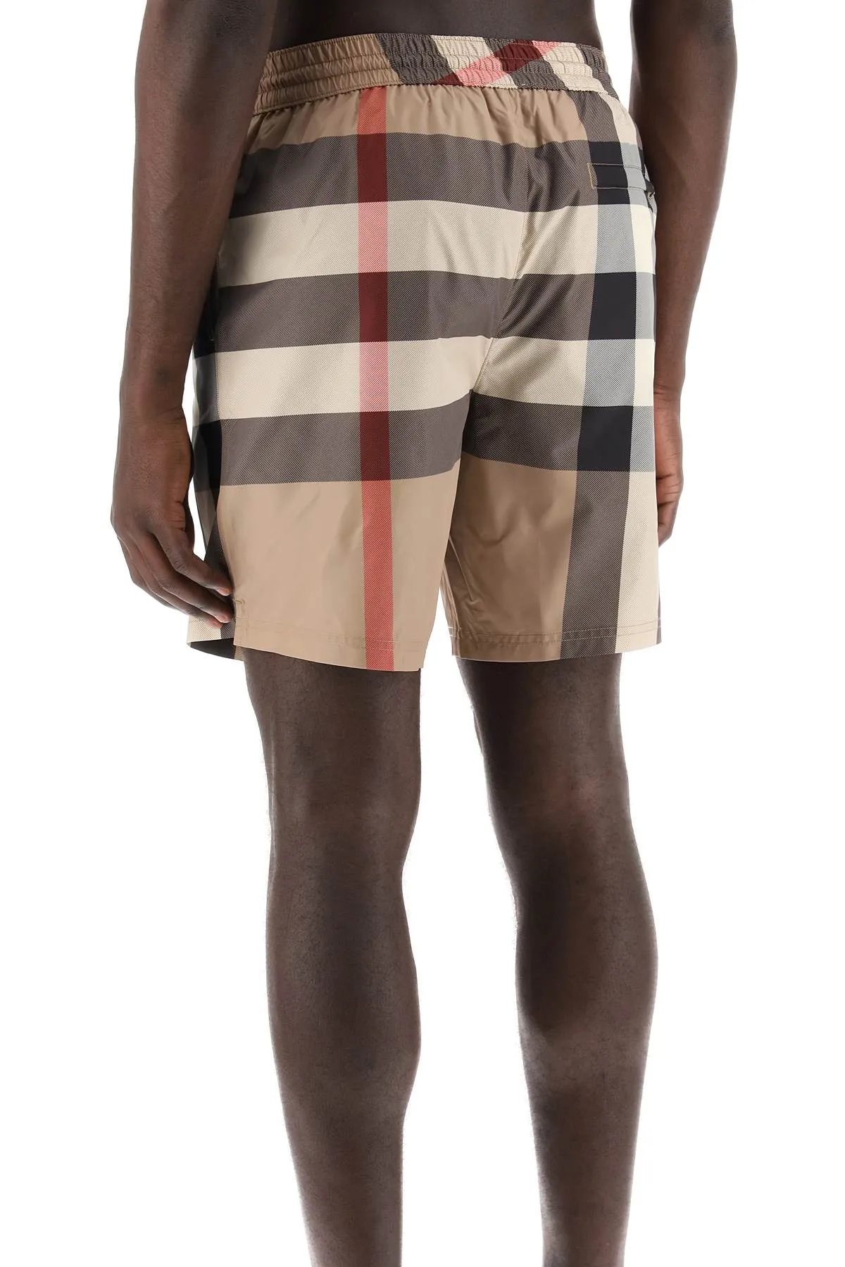 Burberry "Check Patterned Sea Bermuda Shorts