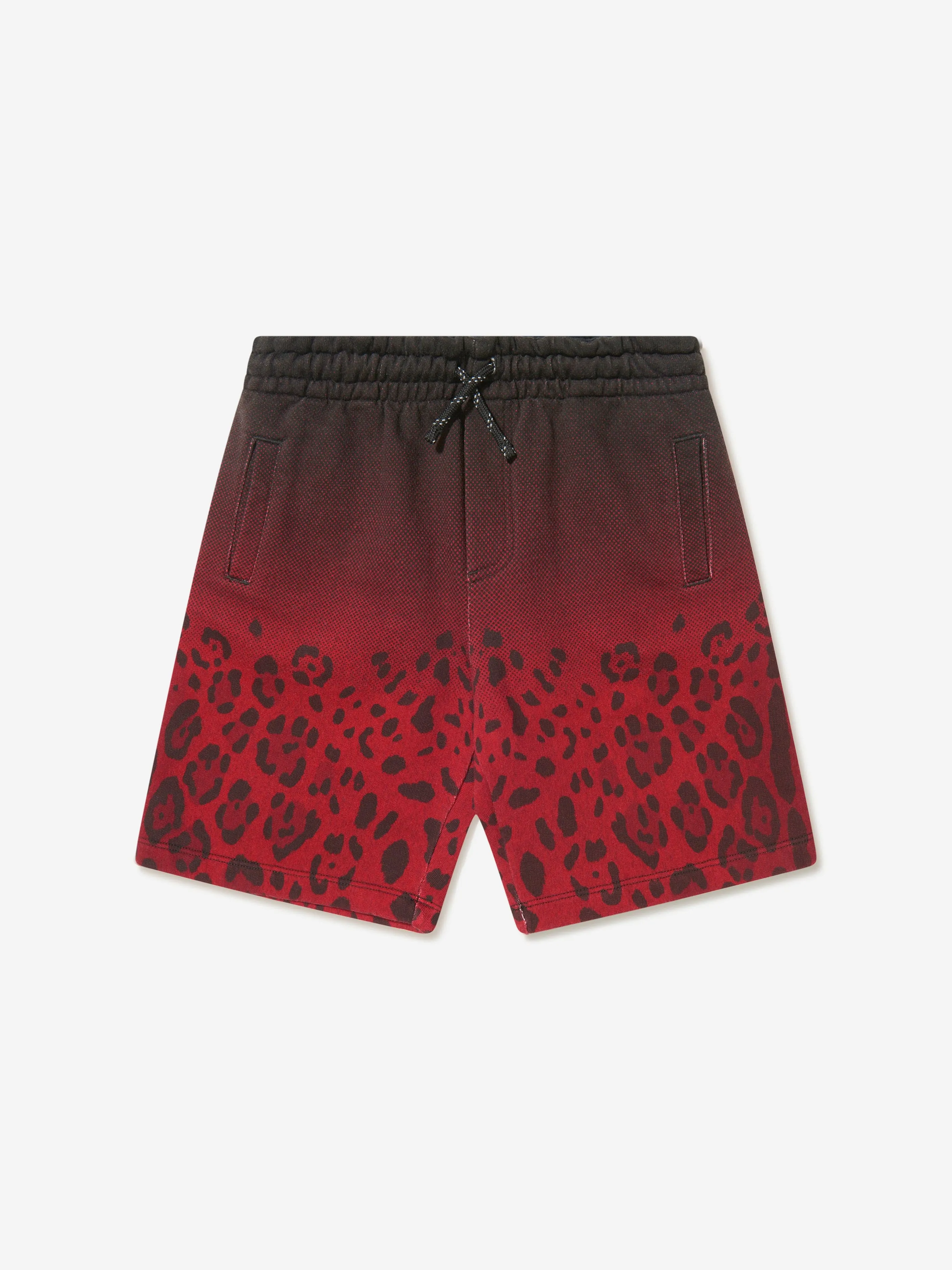 Dolce & Gabbana Boys Cotton Leopard Bermuda Shorts