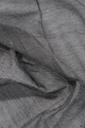 Ebony Grey Cotton Voile Fabric