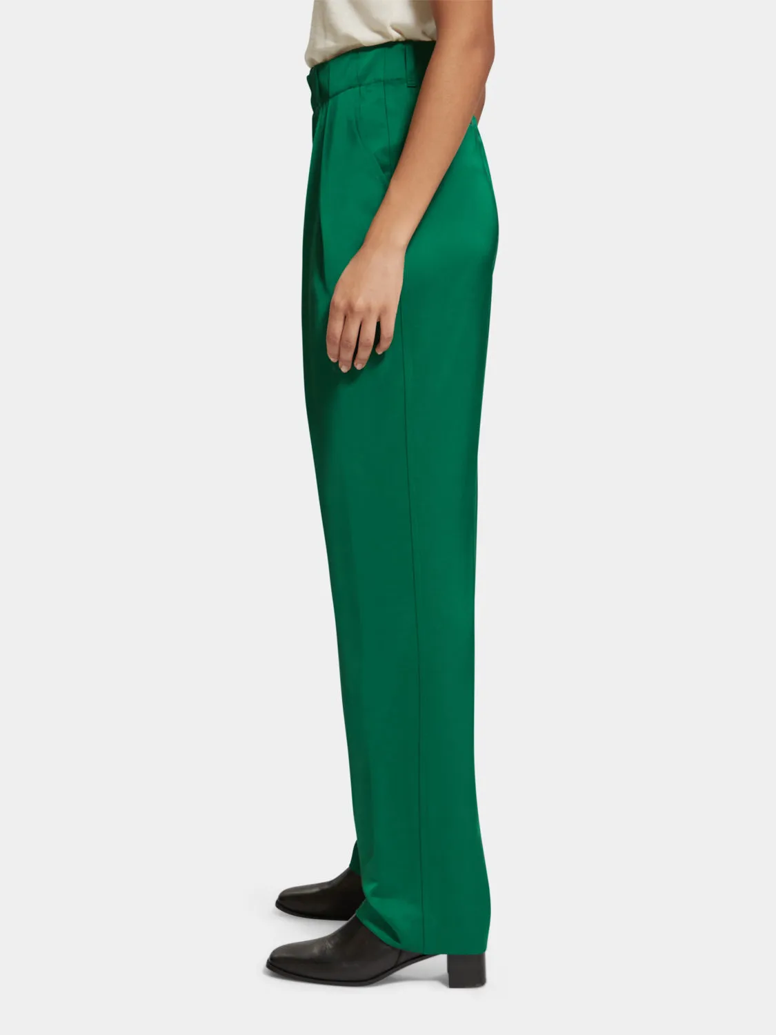 Faye high-rise tapered pants