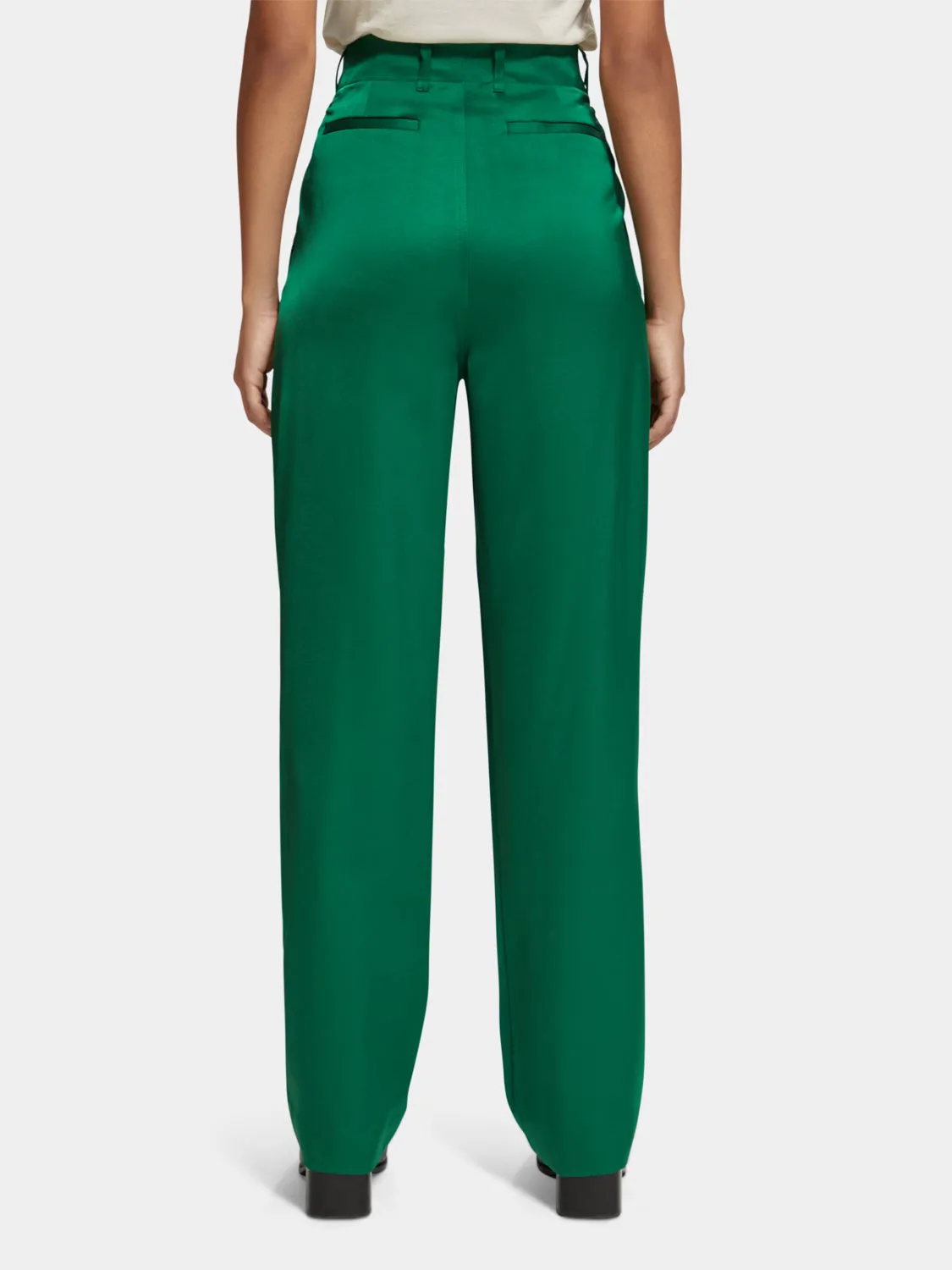 Faye high-rise tapered pants