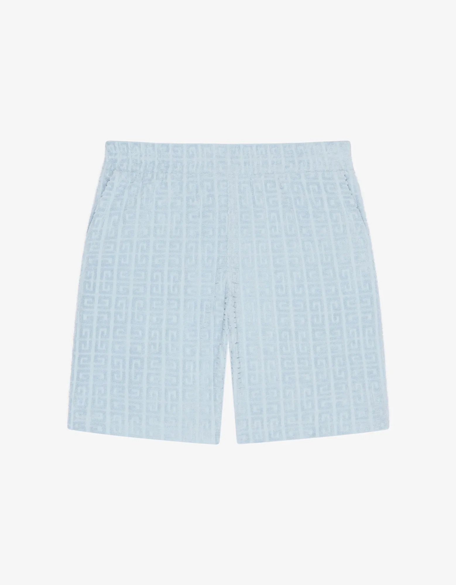 Givenchy Blue 4G Towelling Bermuda Shorts