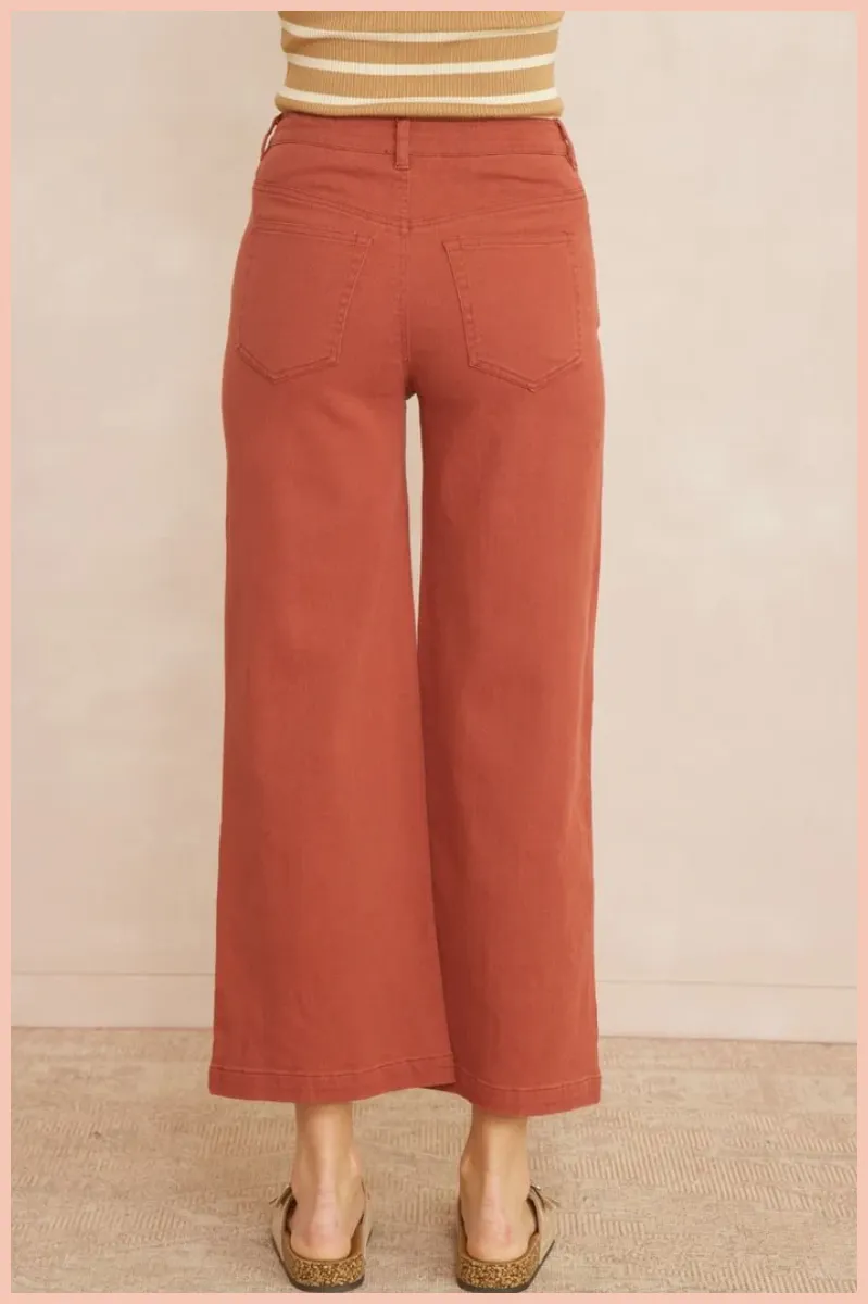 High Waisted Wide Leg Pants