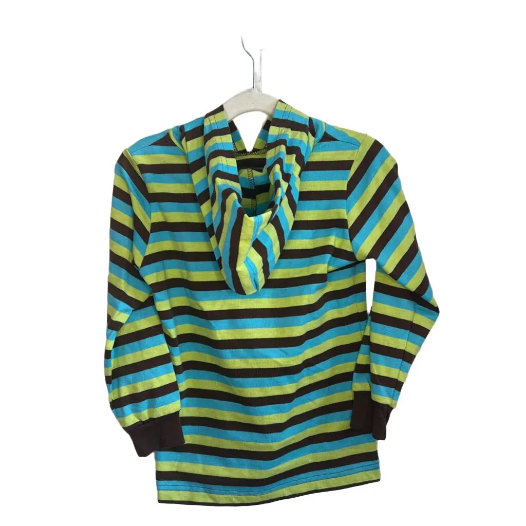 Hooded LS Striped Shirt