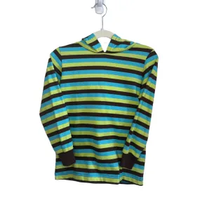 Hooded LS Striped Shirt