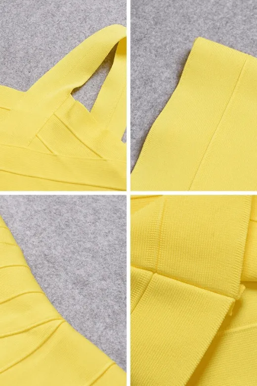 Jay Bandage Top - Sun Yellow