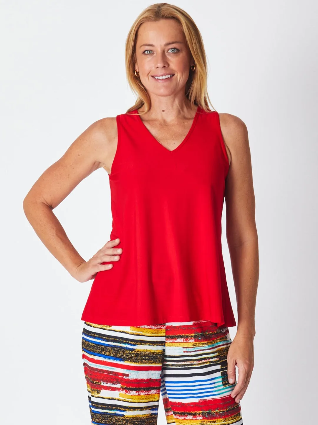 Jersey Swing Cami - Red 20335-S