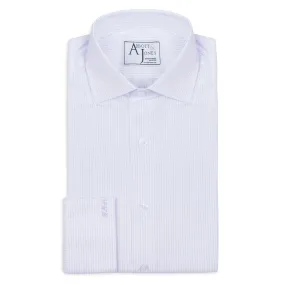 Lilac Striped Bespoke Shirt