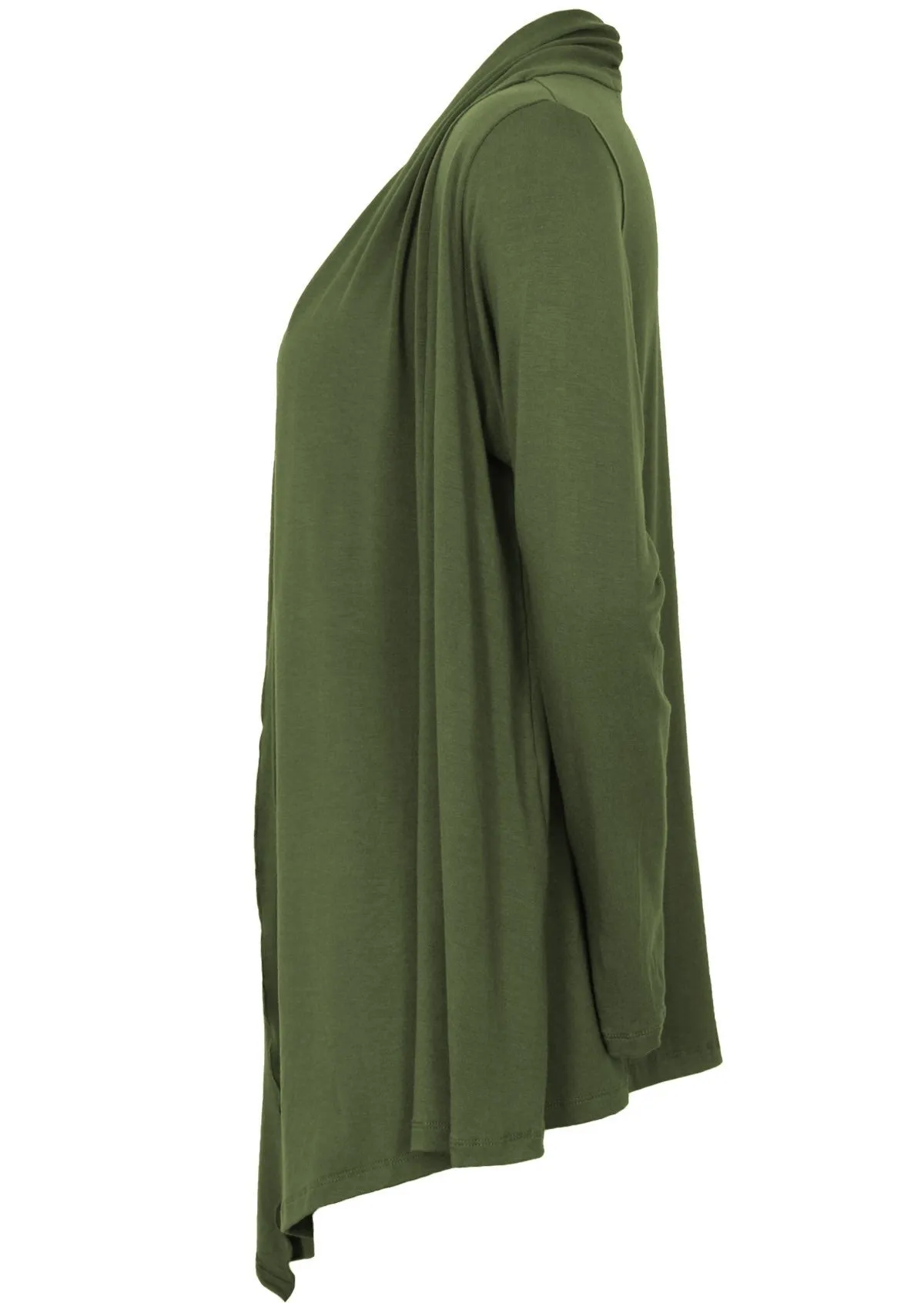 Long Sleeve Stretch Cardi Olive