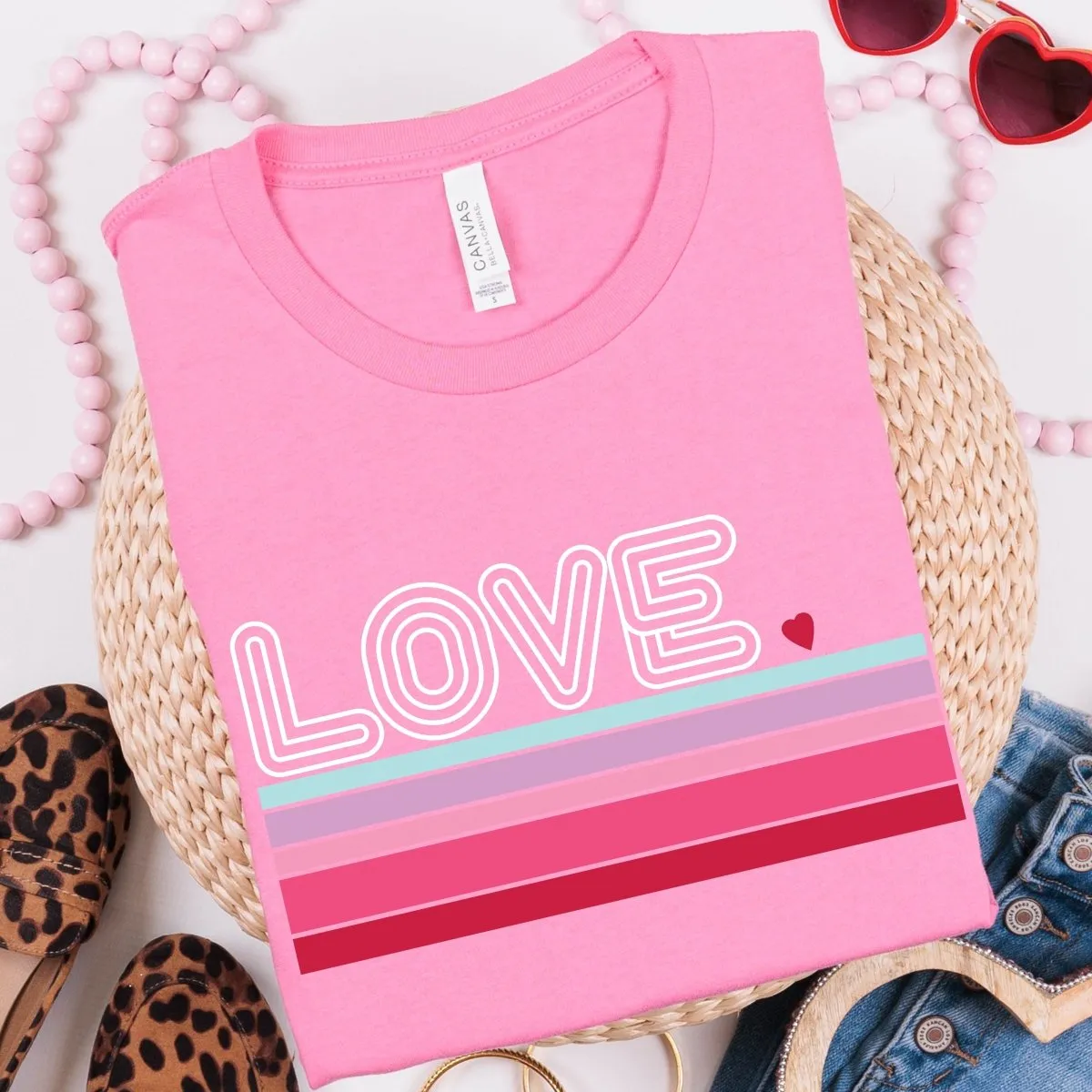 Love Striped Tee