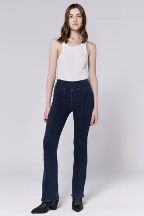 MINDY HIGH RISE CLEAN HEM FLARE PANTS MOON RISE