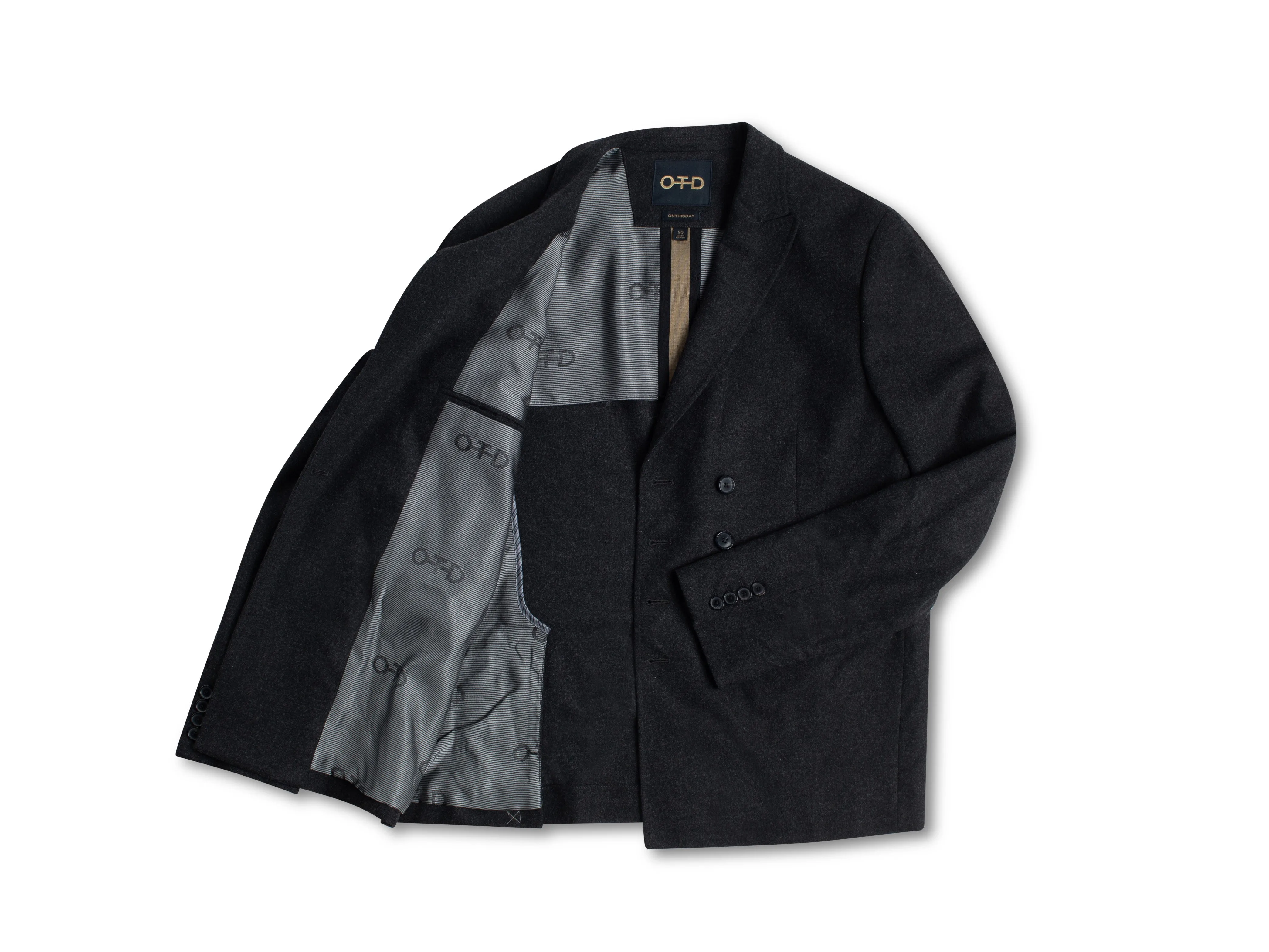 Multi-Button Peak Lapel Jacket