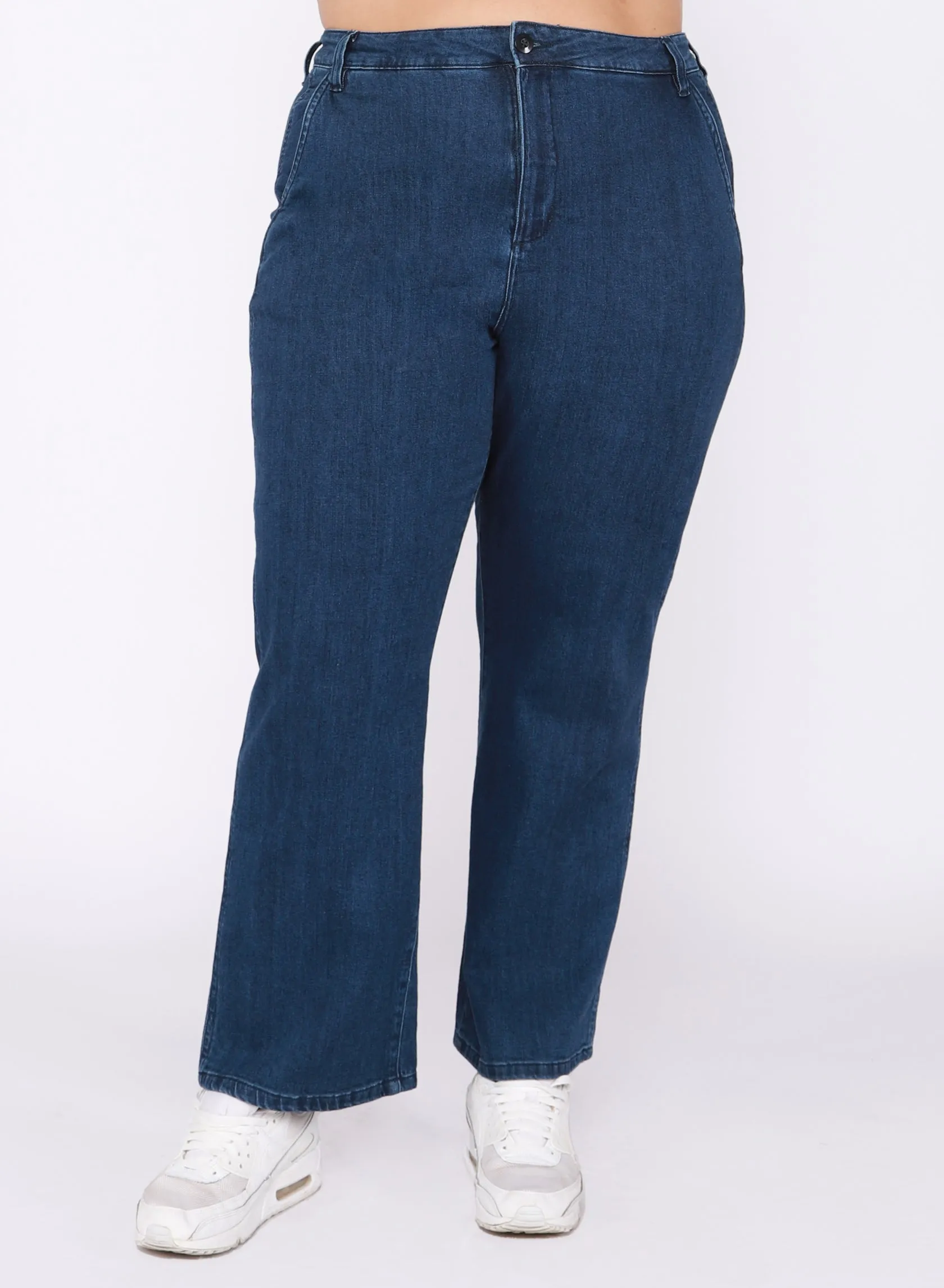 Plus: High Rise Trouser Jean