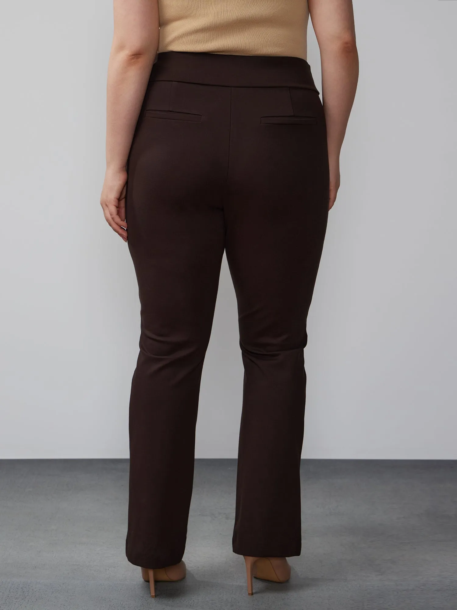 Plus Ponte Bootcut High Rise Pant