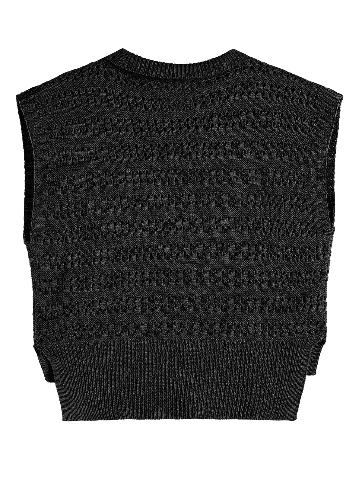 Polo Sleeveless V-Neck Knit Sweater