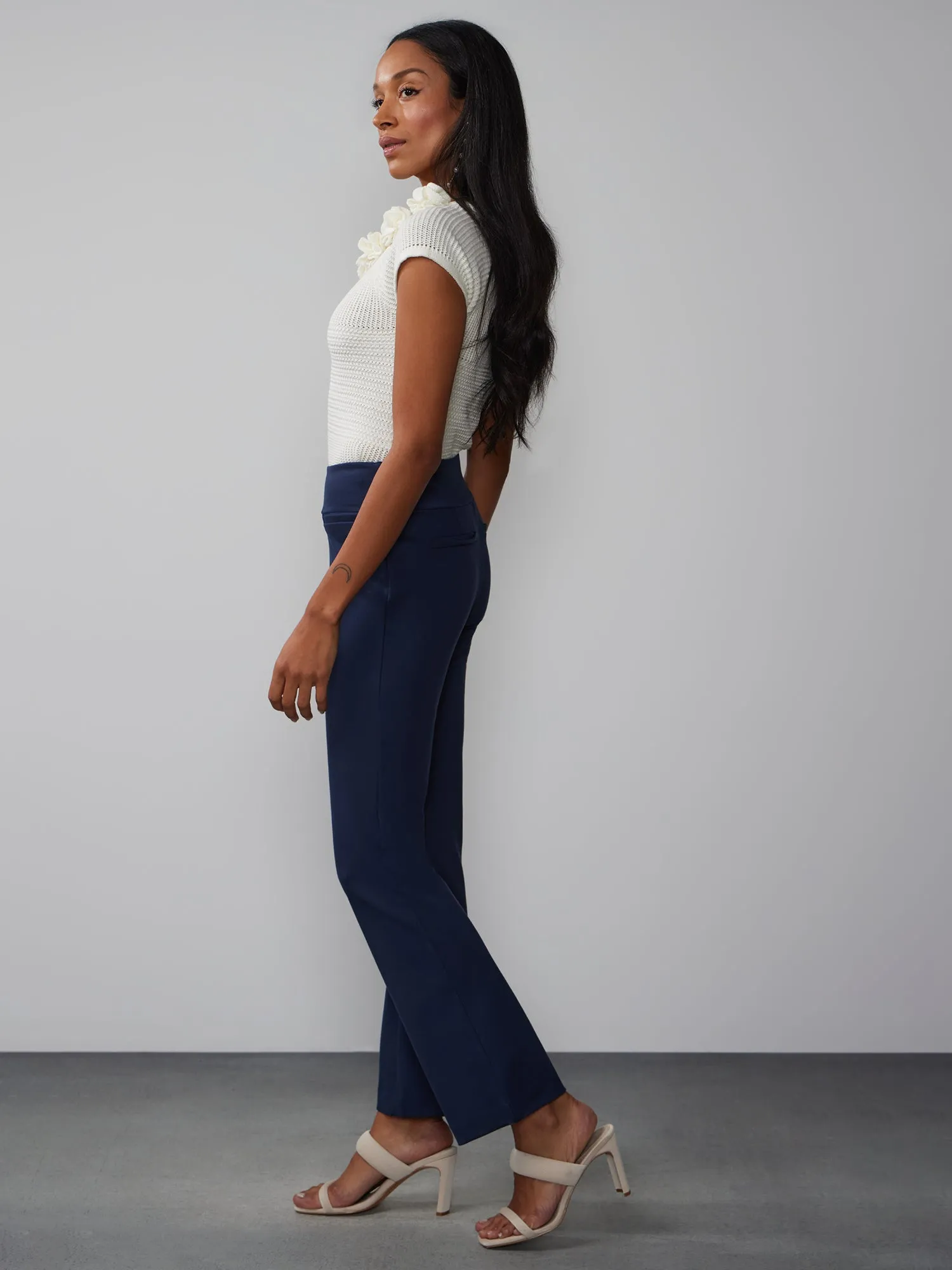 Ponte Bootcut High Rise Pant