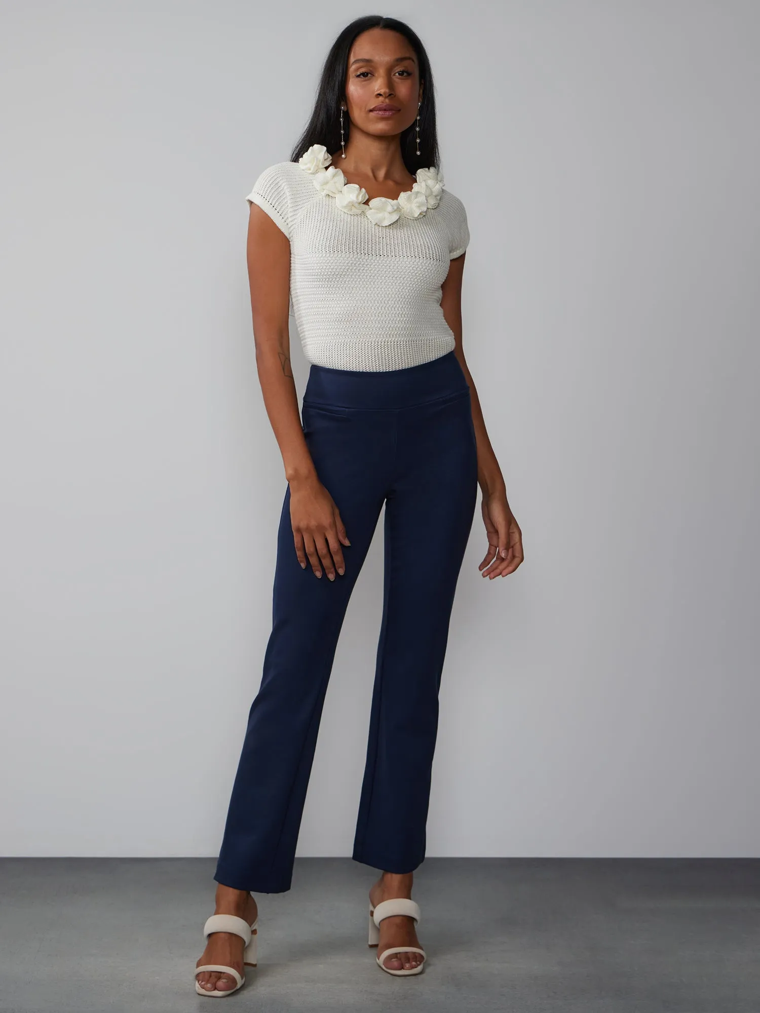 Ponte Bootcut High Rise Pant