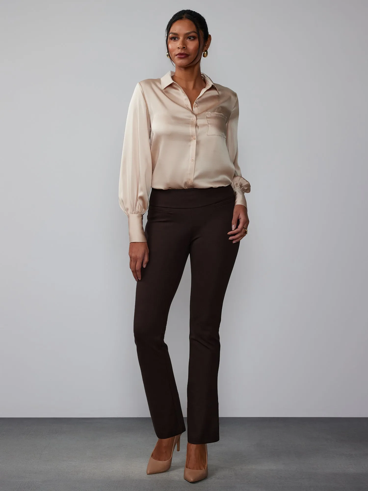 Ponte Bootcut High Rise Pant