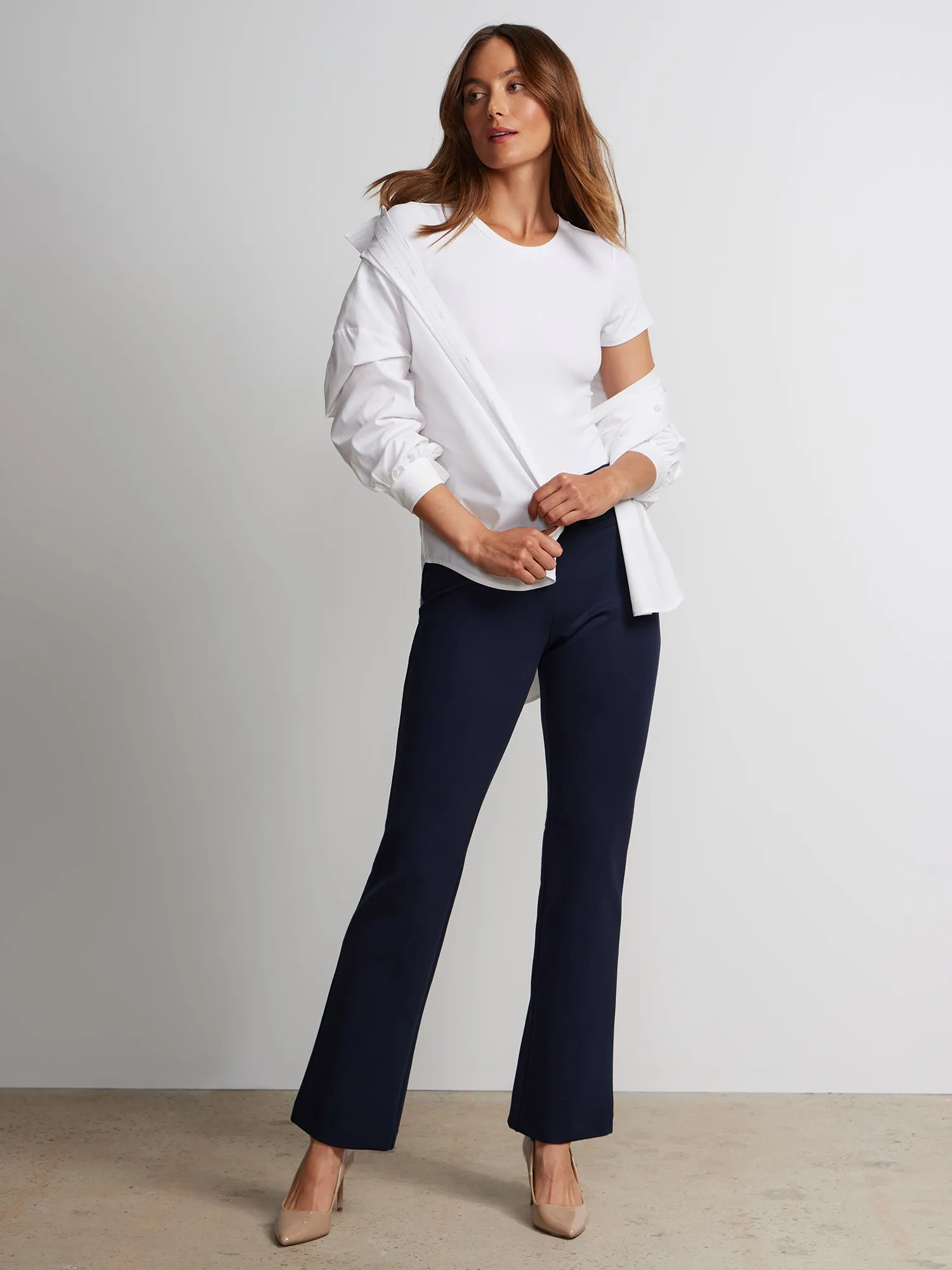 Ponte Bootcut High Rise Pant