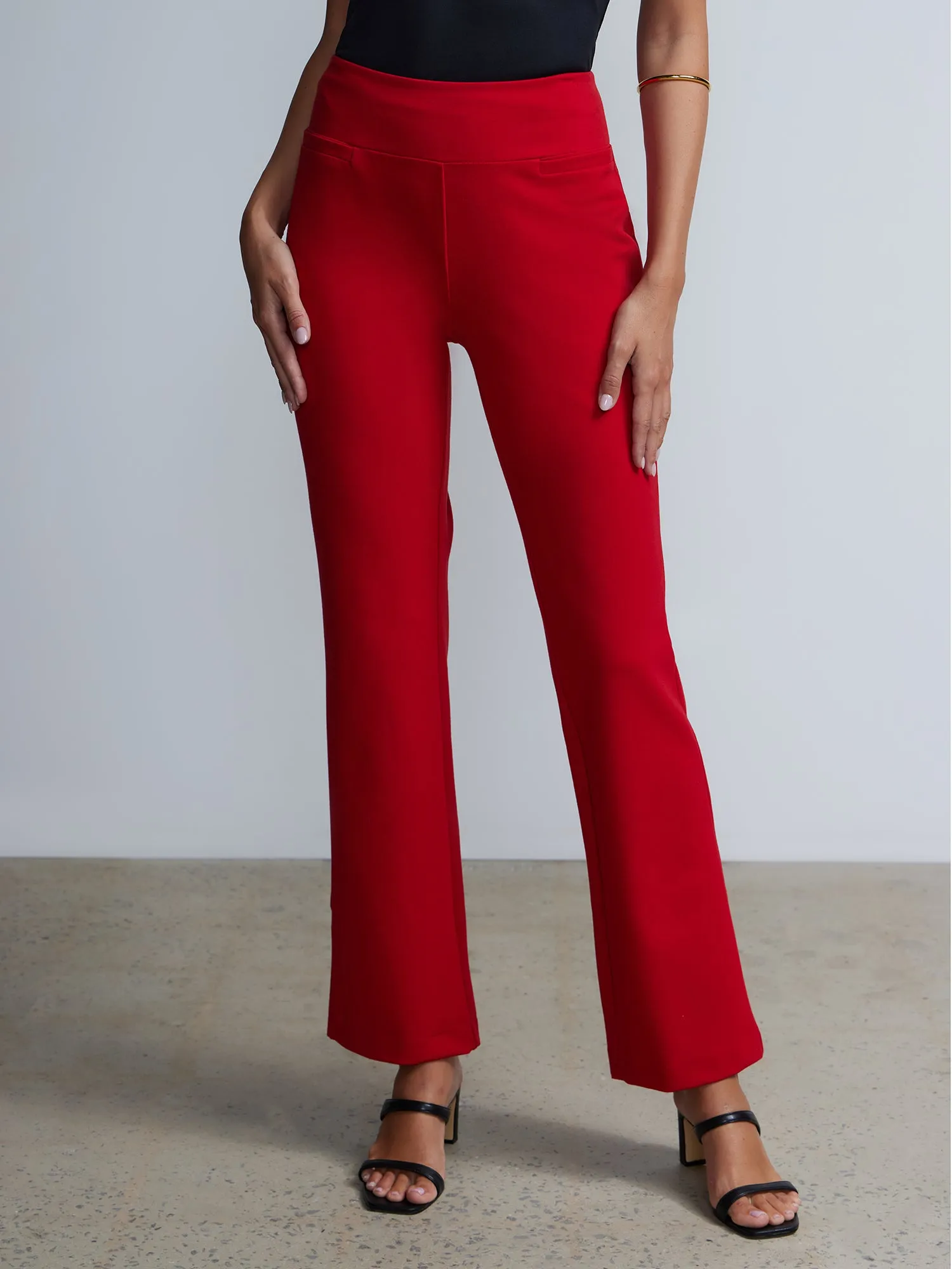 Ponte Bootcut High Rise Pant