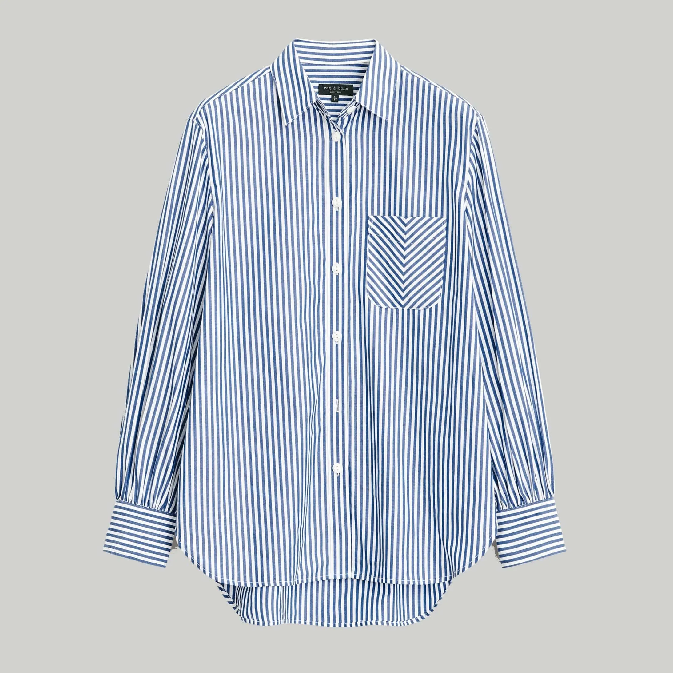 Rag & Bone Maxine Striped Button-Up Shirt