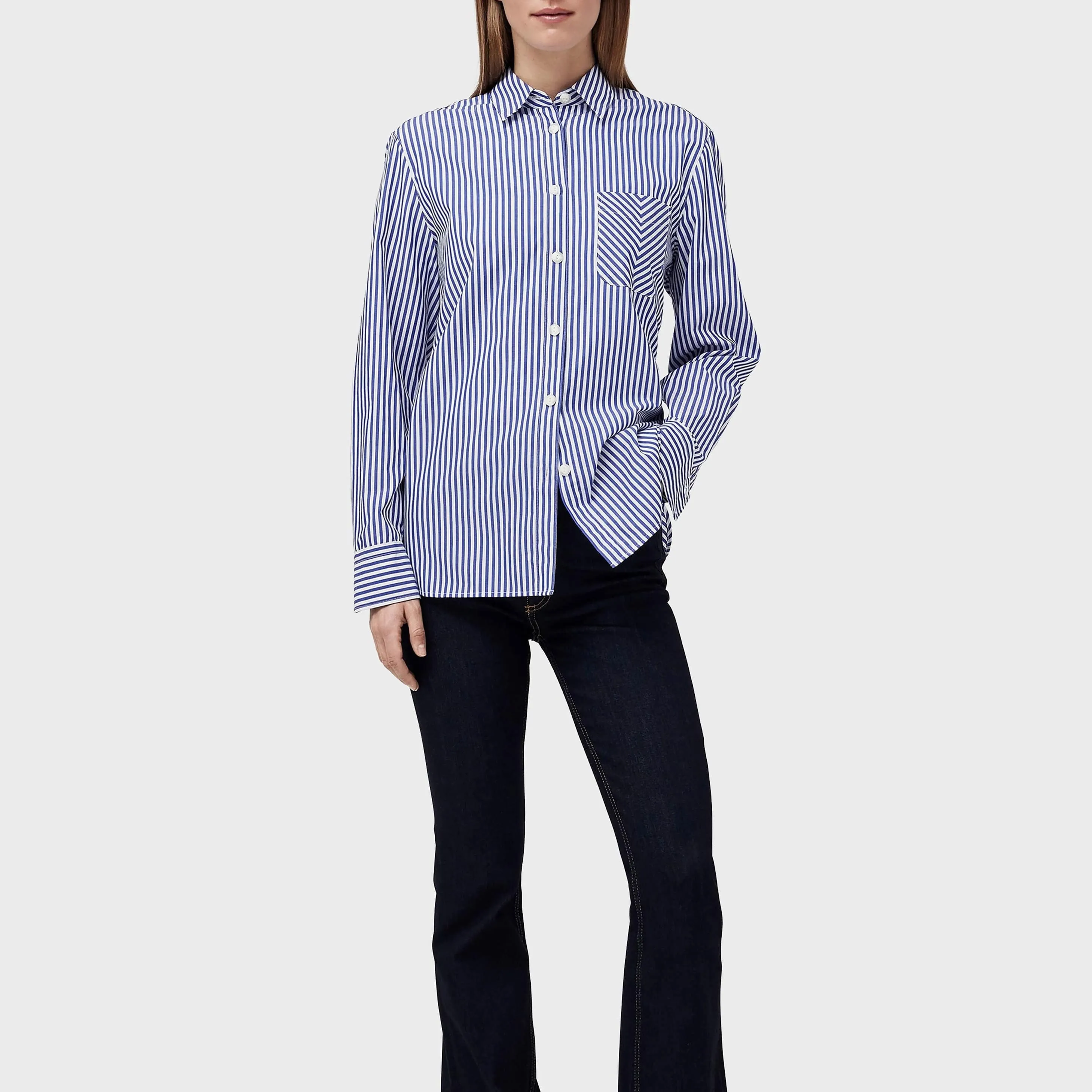 Rag & Bone Maxine Striped Button-Up Shirt