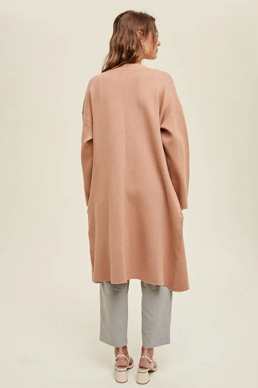 Ruby Draped Sweater Coat