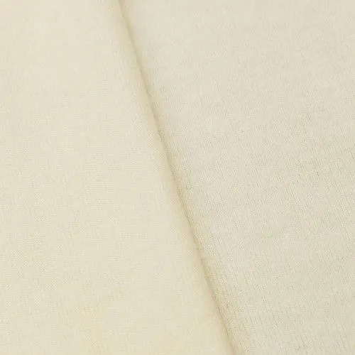 Softest Ivory Brushed Jersey Knit Fabric