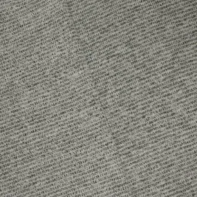 Static Gray/White Rayon Blend Rib Stripe Knit Fabric