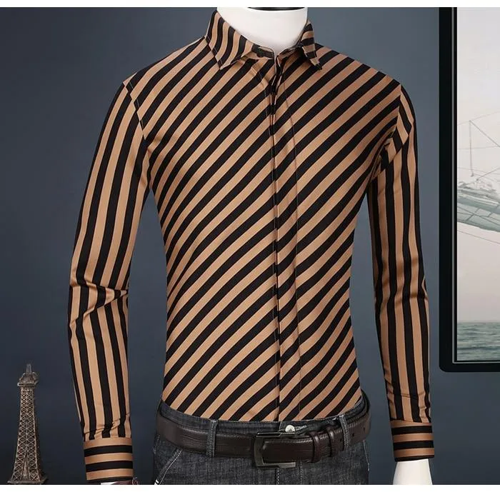 Striped Casual Shirts For Men